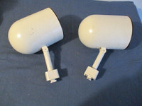 2 JUNO TRACK LIGHT FIXTURES-FOR 75R30 SP/FL-USED-1990S-LIGHTING