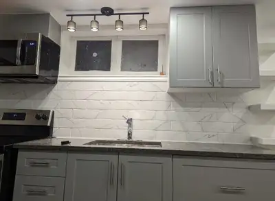 Newly renovated basement apartment with brand new appliances. Walking distance to TTC and grocery st...