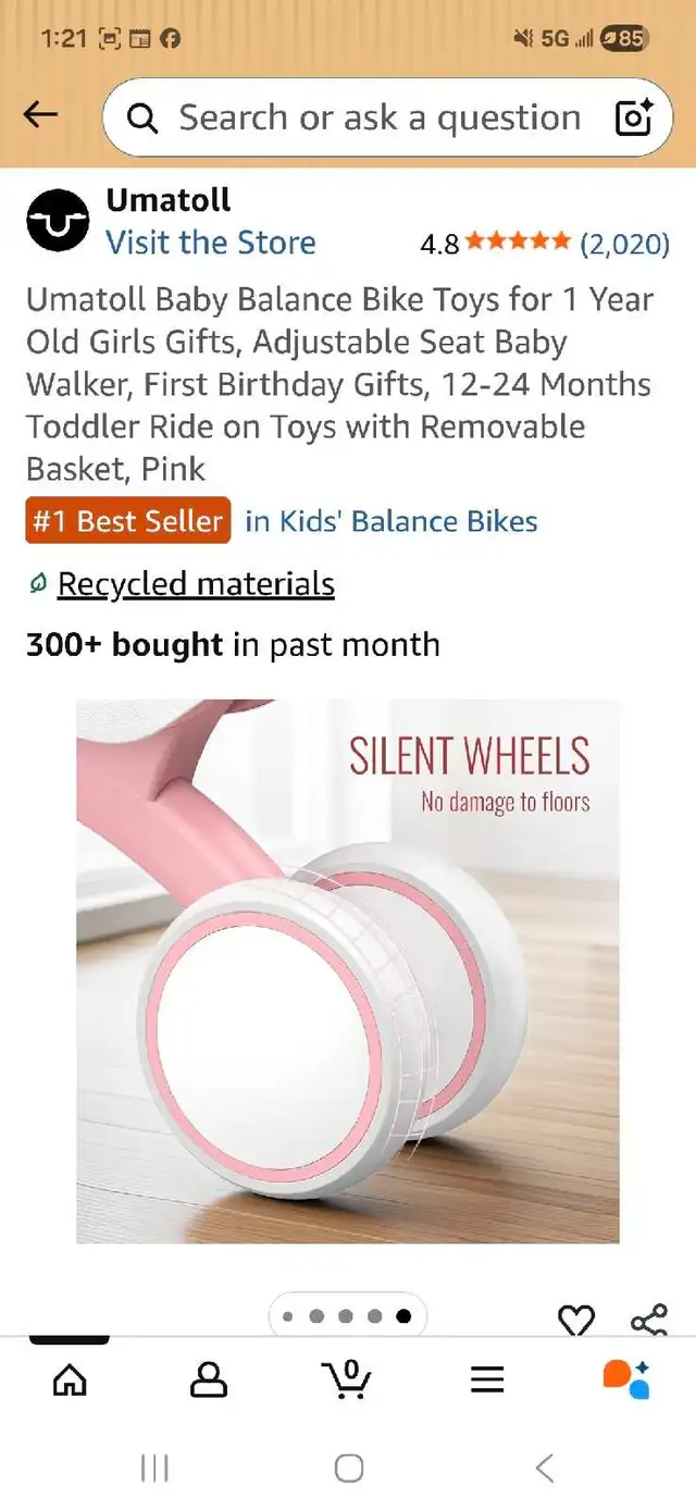 Toddlers Balance Bike in Kids in London - Image 11