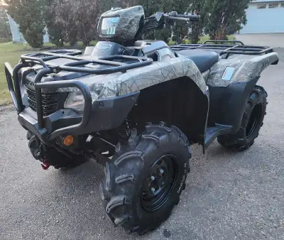 Private Sale by Original Owner! 2015 Honda TRX500FM1, FOREMAN 4x4 Quad - ATV With a Foot shift + Sol...