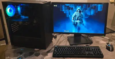 Gaming Pc Setup - i7 12700f, RTX 4060, Monitor, View more