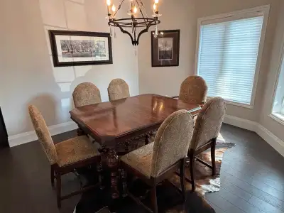 Real Wood, Dining Table with Chairs, View more