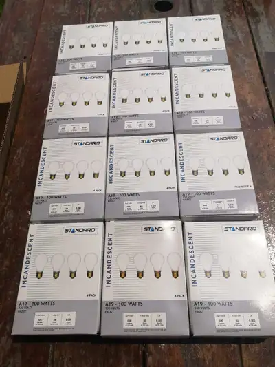 Standard Incandescent A19-100 Watts 4 Pack - Frost, View more