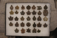 MILITARY – GREAT WAR CAP BADGES – INDIVIDUALLY PRICED