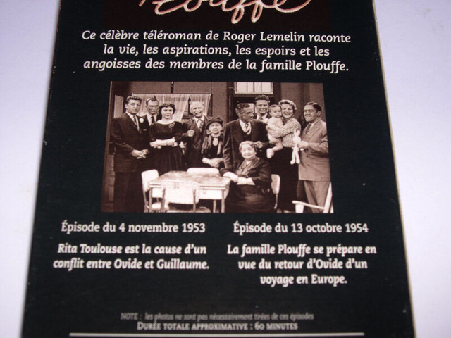 La Famille Plouffe - Coffret de 3 cassettes VHS dans CD, DVD et Blu-ray  à Ville de Montréal - Image 2
