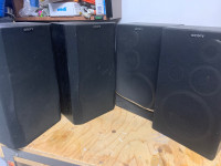 4 Sony speakers 