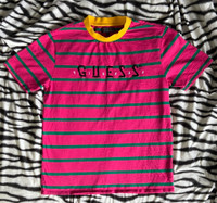 GUESS x J. BALVIN (Size S) Vibras Pink Striped T-Shirt