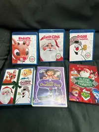 Lot of Christmas cartoons on blu-ray and DVD