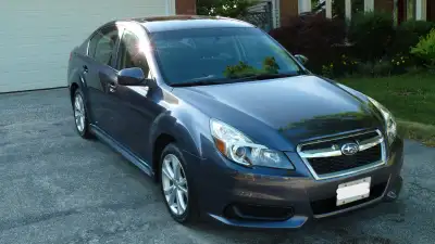 Details: 2014 Subaru Legacy 2.5i Limited in Twilight Blue. Black leather interior (excellent conditi...