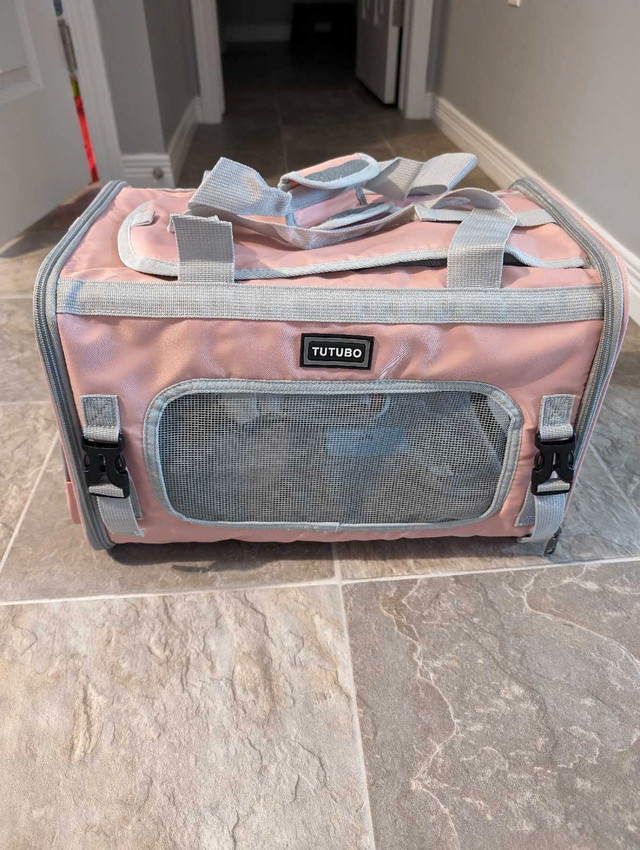 New - small pet carrier - pink in Other in London