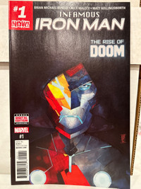 Infamous Iron Man #1 First A.I Tony Stark