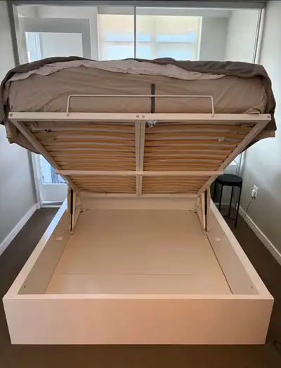 like New ikea Hydraulic Double bed frame * free Delivery , View more