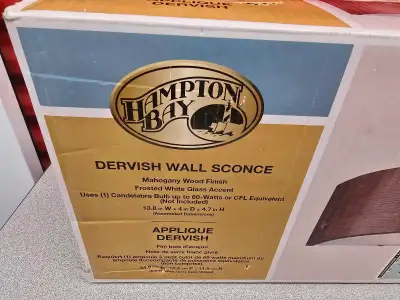 Hampton Bay Dervish Wall Sconce, View more