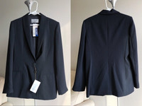 BRAND NEW WITH TAGS Ingenuity Women's Navy Blue Blazer (Size 8)