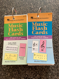 Music tutorial flash cards