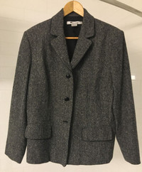 Nygard Collection Petites Tweed Blazer (Size 14)