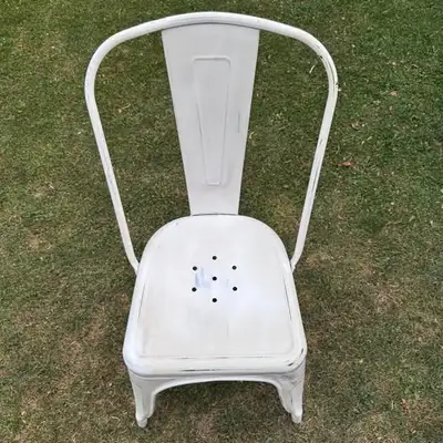 White metal dining chairs, View more