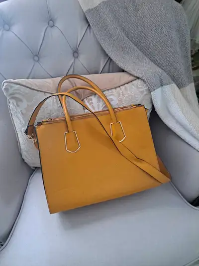 Mustard colour handbag , View more