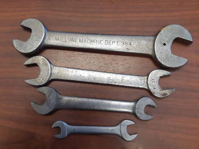 4 heavy duty open end wrenches, assorted size, used in Other Business & Industrial in Belleville