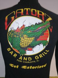 Vintage Gatorz Bar and Grill Long Sleeve Double Sided Shirt
