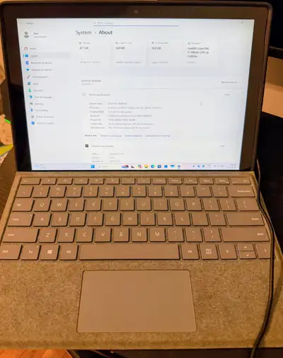 Microsoft Surface Pro 7 i7 16/512 Pen + Keyboard + Case, View more