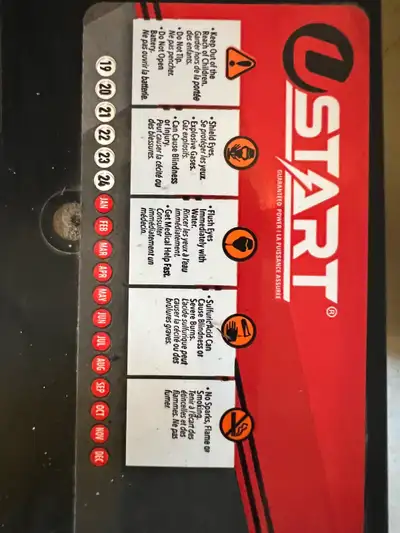 Selling a used Ostart car battery, group size 27F. It has 710 cold cranking amps (CCA). I tested the...