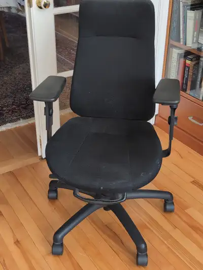 Office chair and footrest, View more