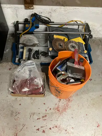 Mastercraft Tile Saw (two saws), View more