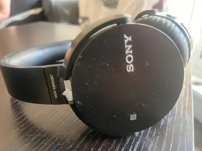 Sony EXTRA BASS Bluetooth headphones. With Bass Booster technology, these headphones are tailored fo...
