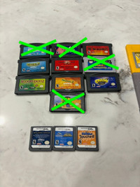 Gameboy advance &amp; DS games (see price list)