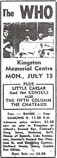 Original b&w Photos the WHO (English band) Kingston Concert 1968 in Arts & Collectibles in Kingston - Image 3