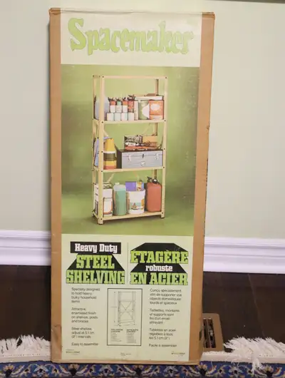 Heavy Duty 4 Tier Steel Shelving Unit--BNIB, View more