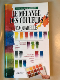 Le mélange des couleurs l’aquarelle