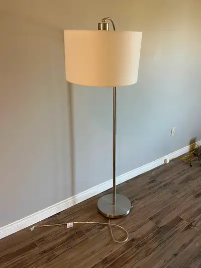 Lamp and swivel rocker, View more
