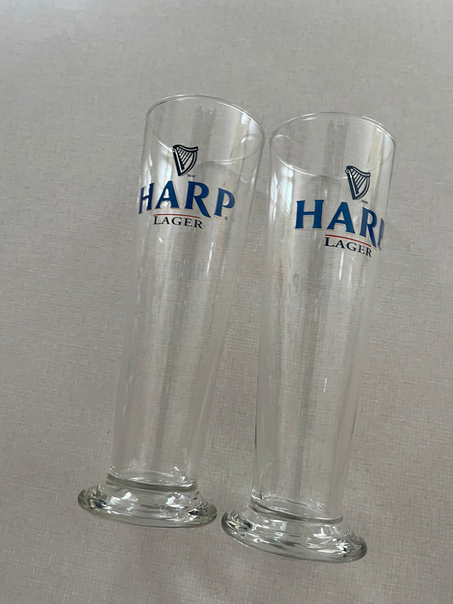 Beer Glasses -Harp in Kitchen & Dining Wares in Mississauga / Peel Region - Image 2