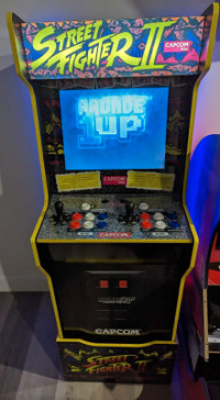 Arcade1up - Street Fighter II - with  riser