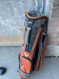 Assorted -13 Left hand clubs plus Golf bag - Callaway
