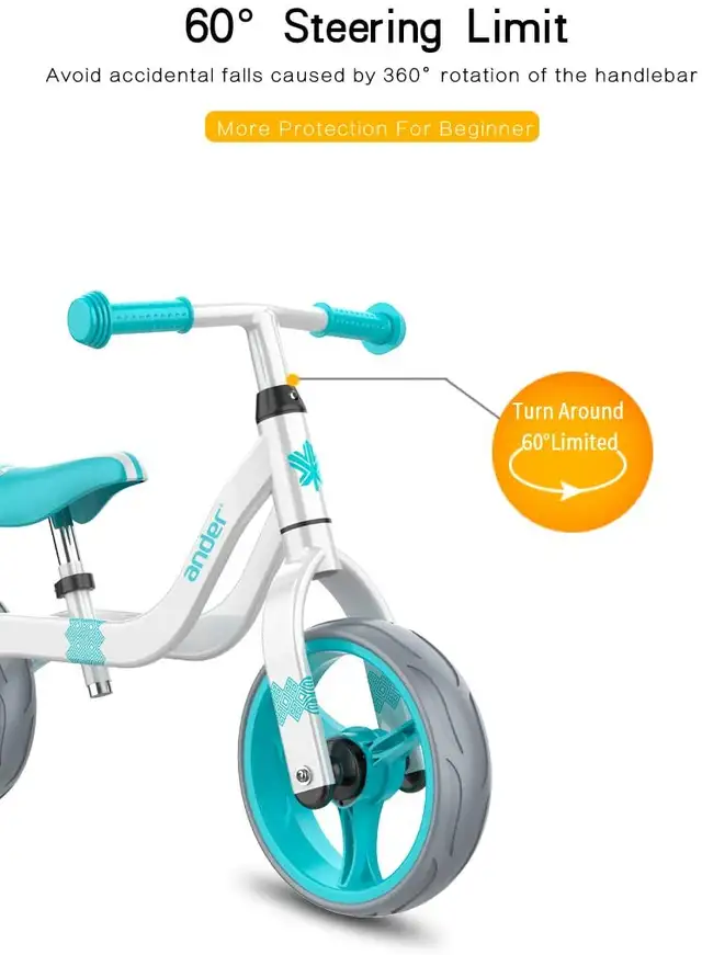 Blue *NEW*  Kid Balance Bike, 10.5-inch wheels, Ultra-light in Kids in Ottawa - Image 7