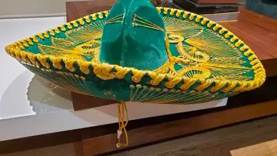 Mexican Sombrero 22" Hat (Green, Pigalle), View more