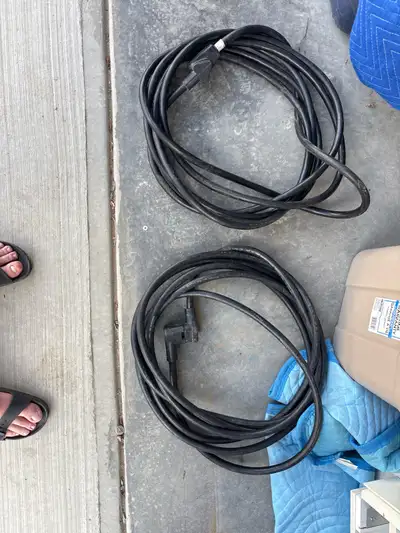 2- 25foot, 30 amp RV power cables, take both 45 obo
