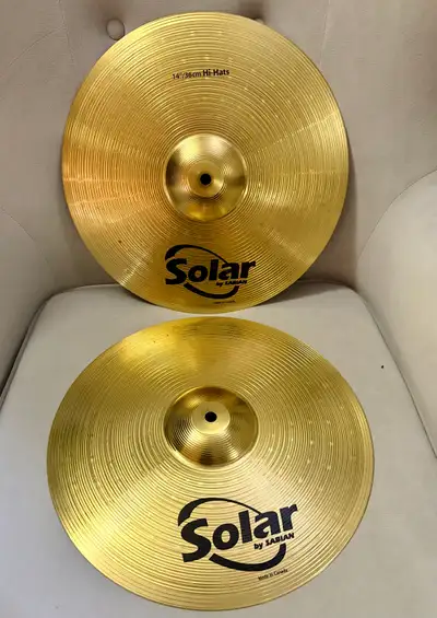Sabian Solar Hi Hats, View more
