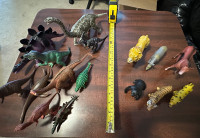 Dinosaurs and Jungle Animals Realistic Wild Vinyl Plastic Toys. 