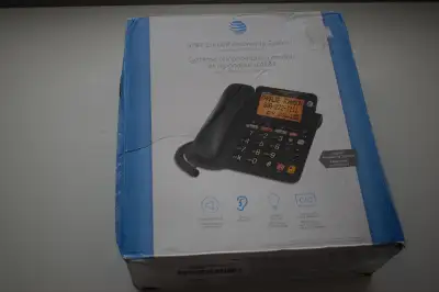 AT&T corded  big button audit assist phone answering system, View more