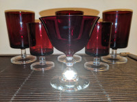 6 Red Wine Glasses (Take all for $60)