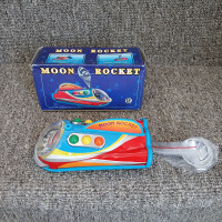 Jouet repro vintage fusée Rocket moon