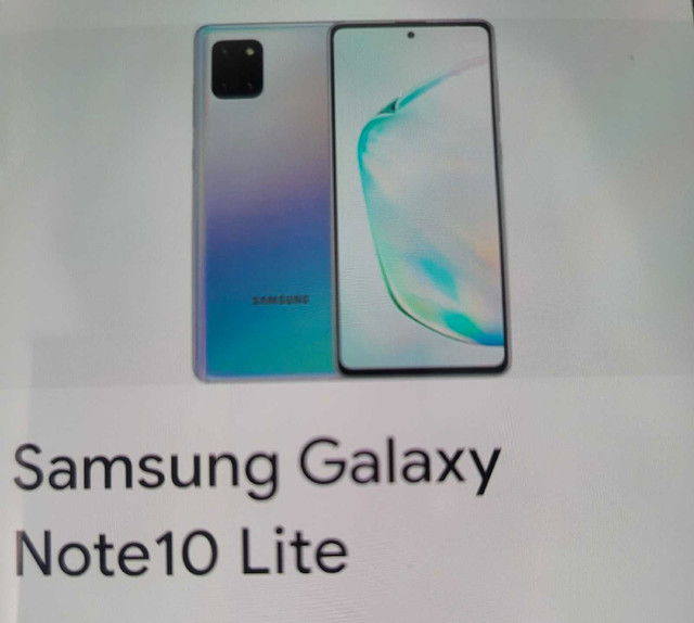 Samsung Note 10 Lite, plus verre, etuits dans Téléphones cellulaires  à Saint-Jean-sur-Richelieu