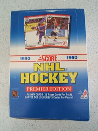 1990 Score Hockey Box 36 Packs,15 Cards per Pack Tons of RC's