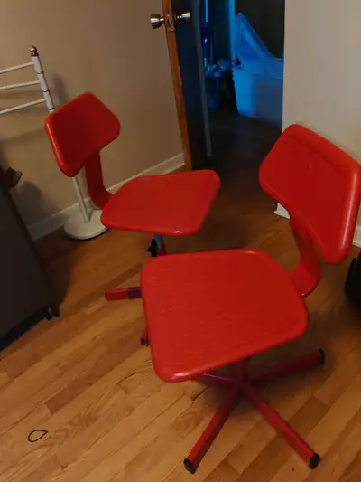 Free  Two Red Kid Chair, View more