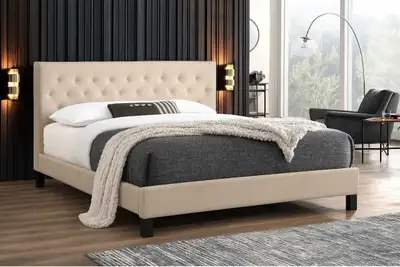 King bedframe and king bed are available., View more