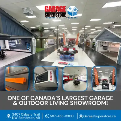 Come on down to Garage Superstore! Conveniently located right on Calgary Trail & 34th Ave, next door...